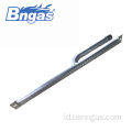 Bagian mesin cuci gas burner pipa stainless steel